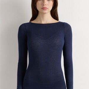 Intimissimi Deep Blue Long Sleeve Tee